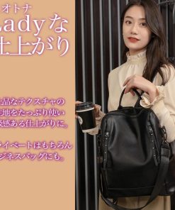リュックサック レディース リュック 2WAY 3WAY ソフトレザー 通学 通勤 防水 ショルダーバッグ 斜め掛け レザー 爆買