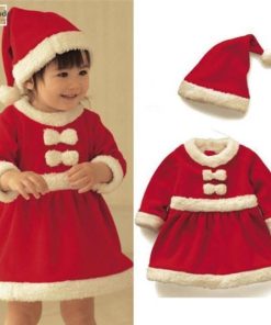 サンタクロース コスチューム 一式 ベビー 着ぐるみ 赤ちゃん 男の子 女の子 ジュニア 子供服 クリスマス 衣装 キッズ 子ども服 カバー