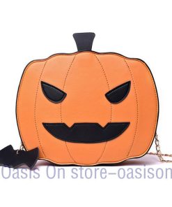 かぼちゃチェーンバッグ 可愛い かぼちゃ バッグ PUレザー ハロウィーン おしゃれ 子供 かばん 斜めがけ ハロウィーンパーティーの装飾